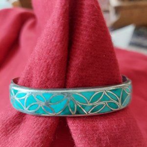 Turquoise inlay bracelet